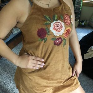 Floral embroidered dress
